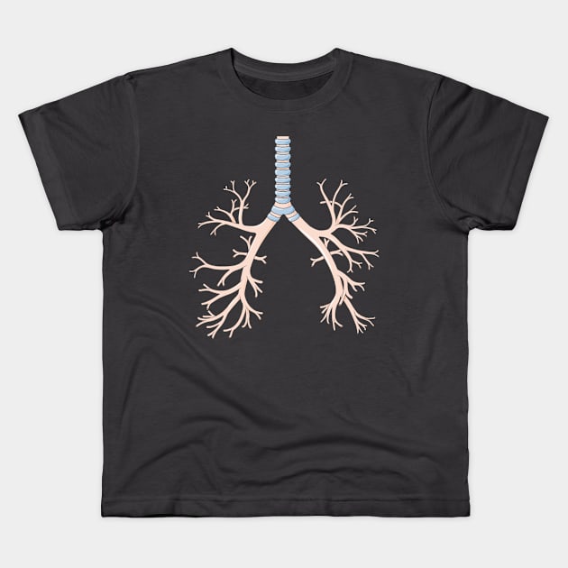 Bronchus Lower respiratory tract Kids T-Shirt by gold package